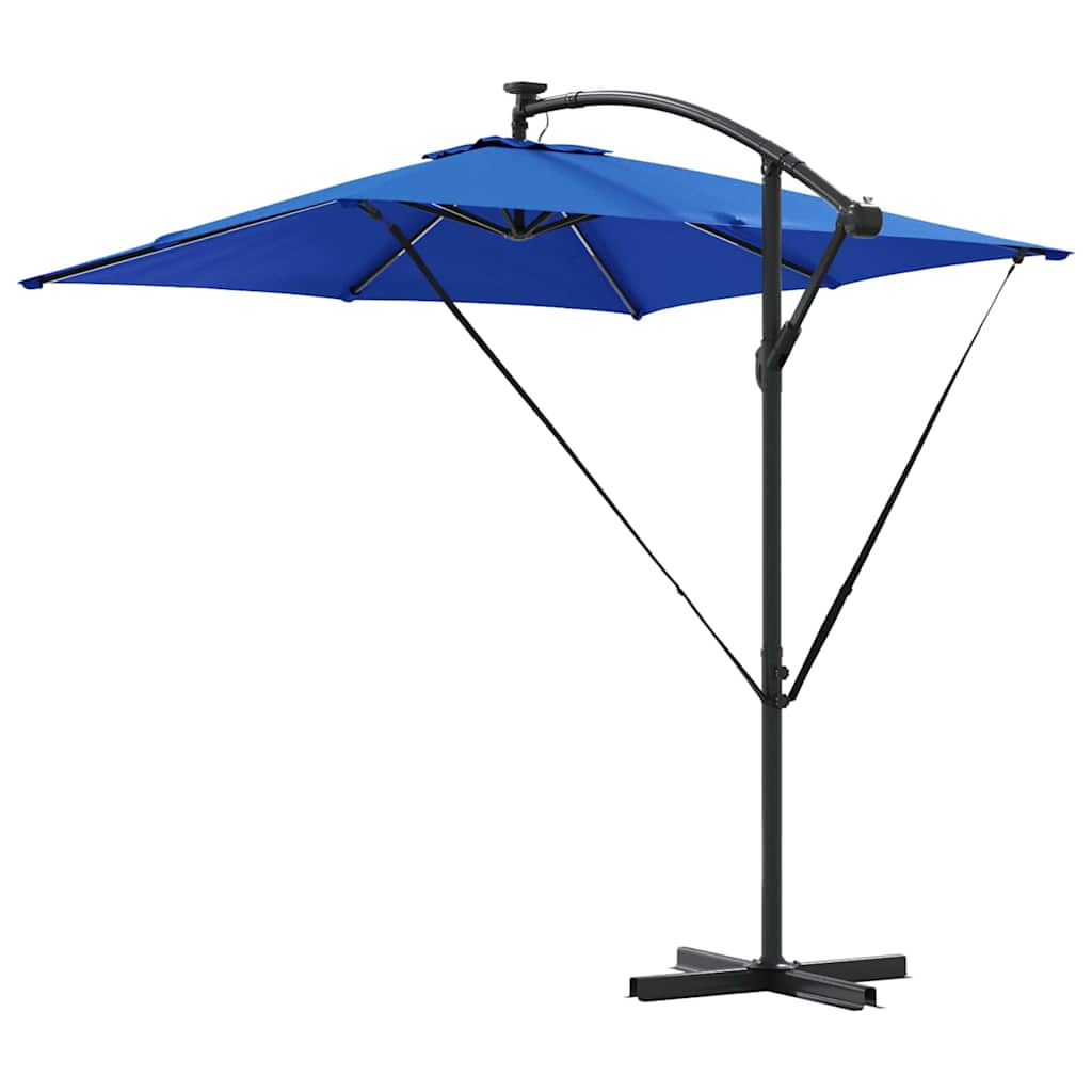 Cantilever Banana Parasol Blauw 249 x 249 x 250 cm is nu te koop bij PeponiXL, paradijselijk wonen!