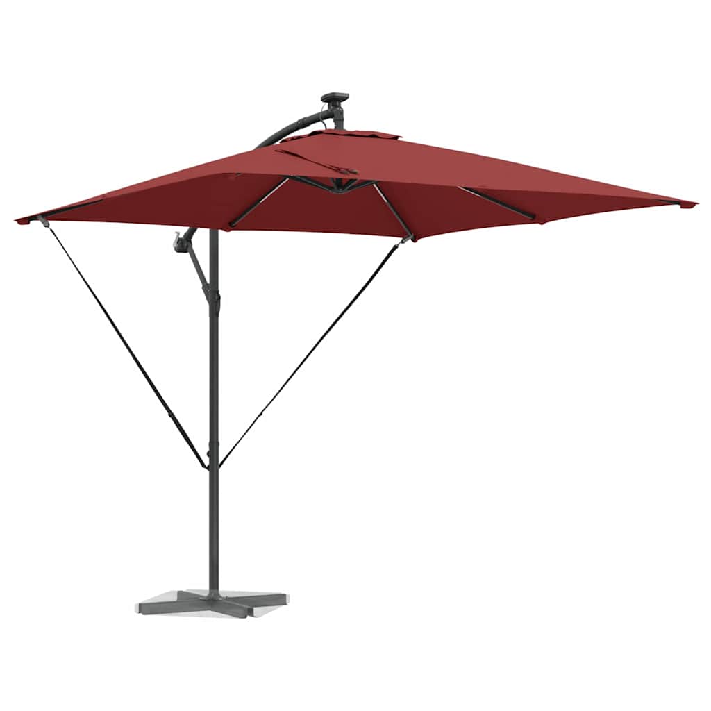 Parasol Terracotta 249 x 249 x 250 cm Polyester en Aluminium is nu te koop bij PeponiXL, paradijselijk wonen!