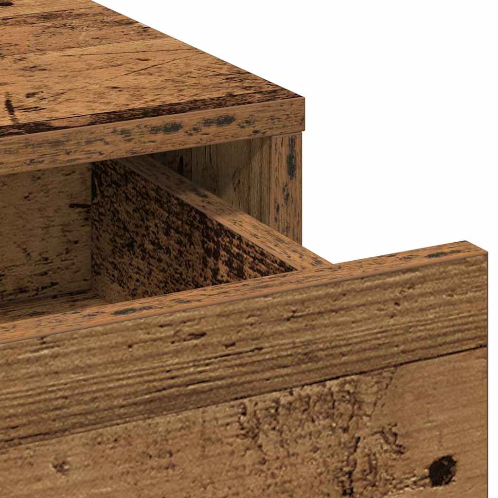 Plafondtafel met lade Bruin 78.5 x 41 x 135 cm Bewerkt hout is nu te koop bij PeponiXL, paradijselijk wonen!