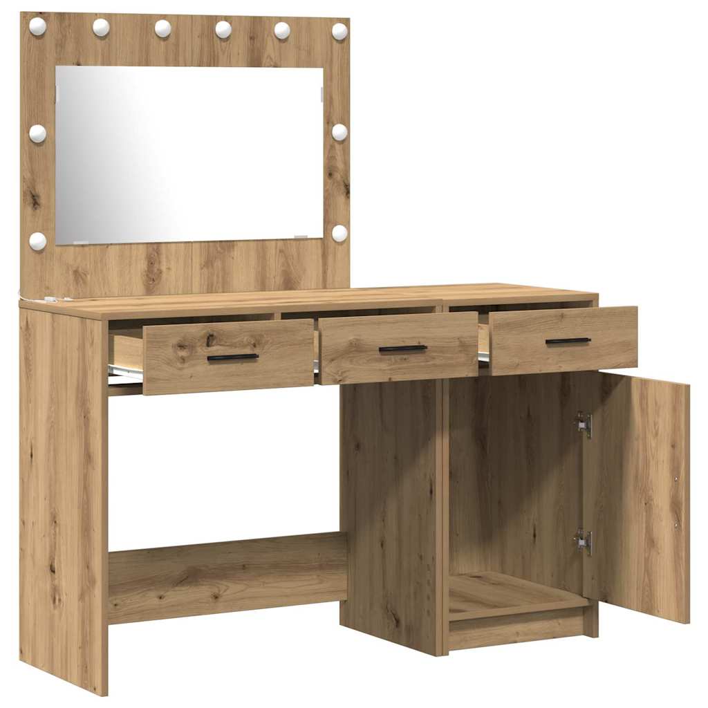 Plafondtafel met spiegellichten 2 pcs Bruin Bewerkt hout is nu te koop bij PeponiXL, paradijselijk wonen!