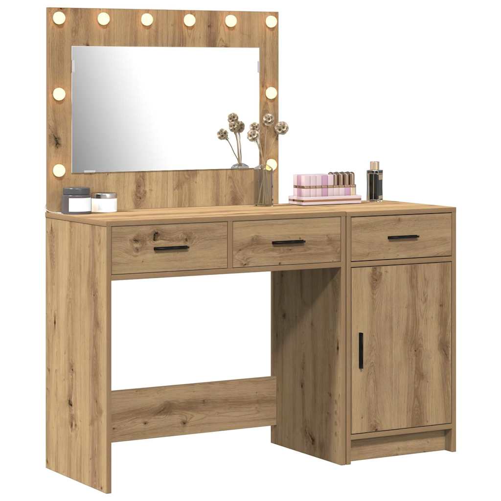Plafondtafel met spiegellichten 2 pcs Bruin Bewerkt hout is nu te koop bij PeponiXL, paradijselijk wonen!