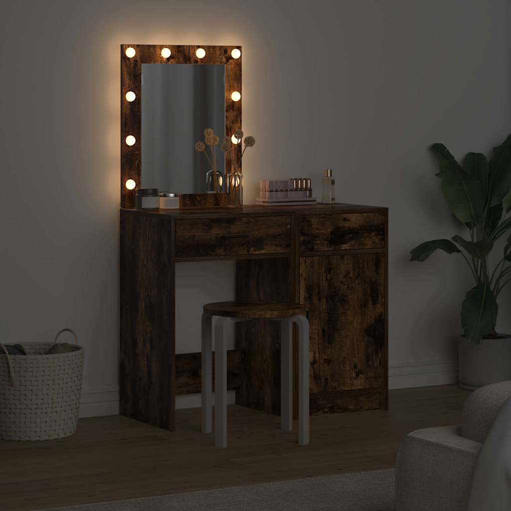 Plafondtafel met lade 2 pcs Bruin 50 x 41 x 135 cm Bewerkt hout is nu te koop bij PeponiXL, paradijselijk wonen!