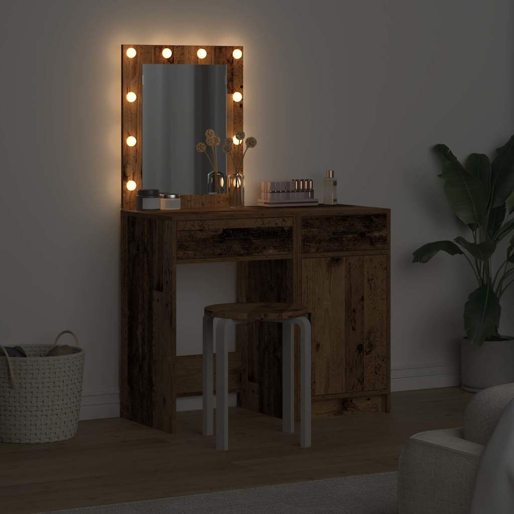 Plafondtafel met lade 2 pcs Bruin 50 x 41 x 135 cm Bewerkt hout is nu te koop bij PeponiXL, paradijselijk wonen!