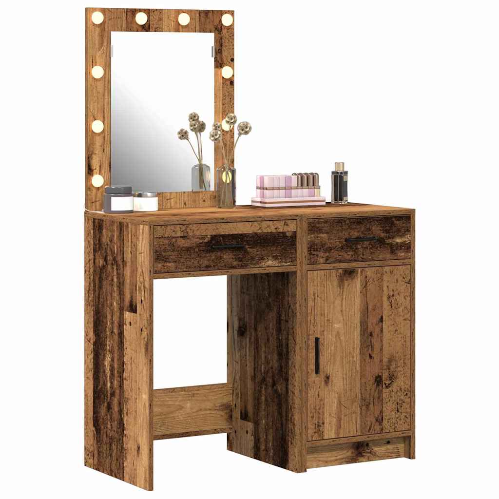 Plafondtafel met lade 2 pcs Bruin 50 x 41 x 135 cm Bewerkt hout is nu te koop bij PeponiXL, paradijselijk wonen!