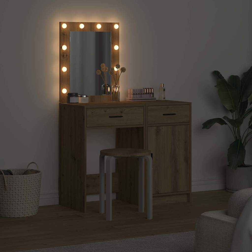 Plafondtafel met lade 2 pcs Bruin 50 x 41 x 135 cm Bewerkt hout is nu te koop bij PeponiXL, paradijselijk wonen!