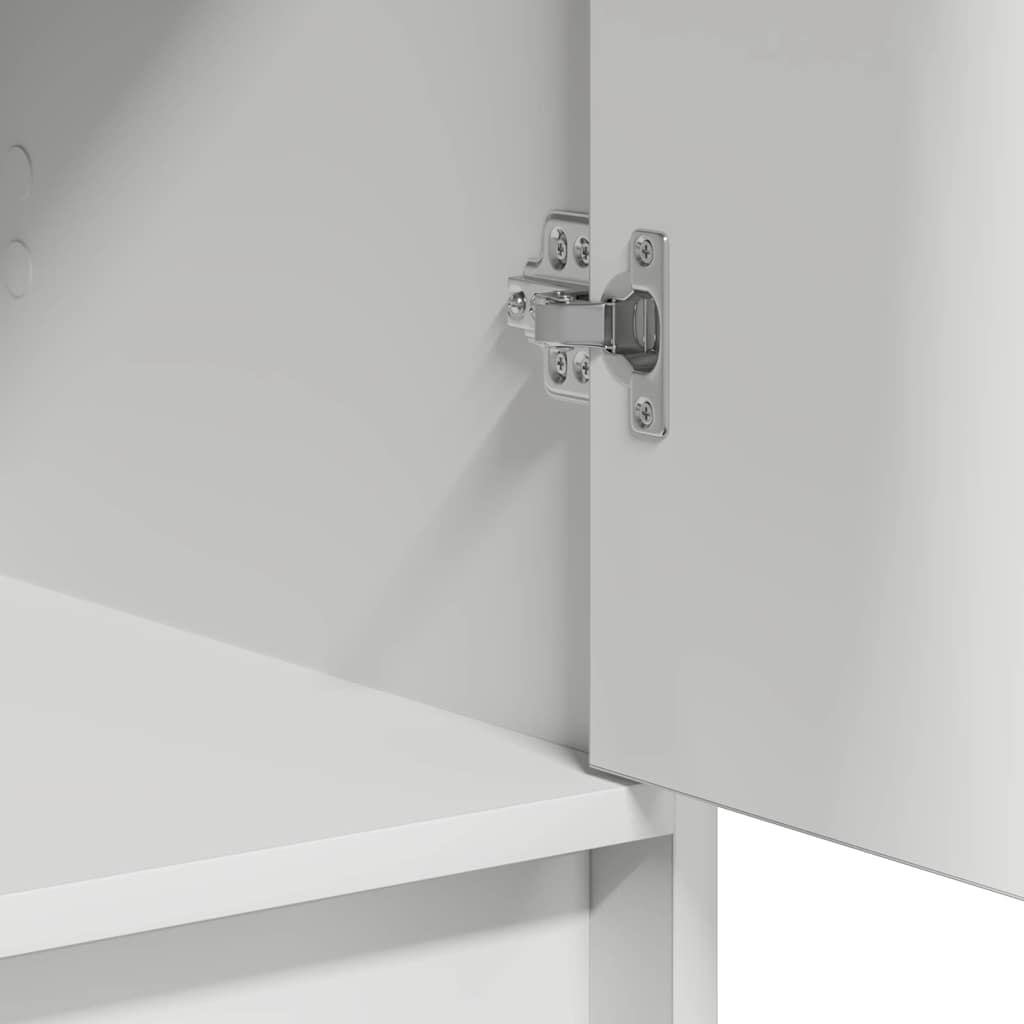 Plafondtafel met spiegellichten met lade 3 pcs Wit Bewerkt hout is nu te koop bij PeponiXL, paradijselijk wonen!