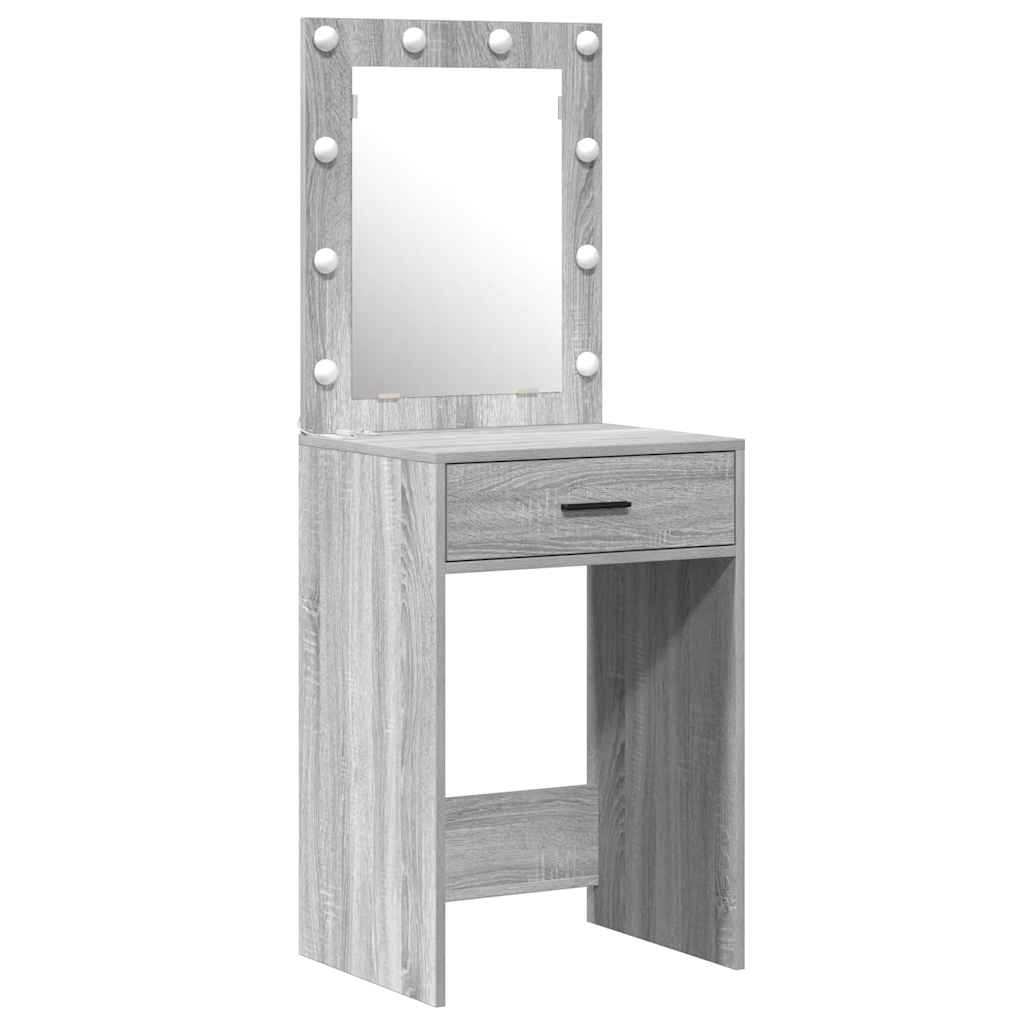 Plafondtafel met lade Grijs 50 x 41 x 135 cm Bewerkt hout is nu te koop bij PeponiXL, paradijselijk wonen!