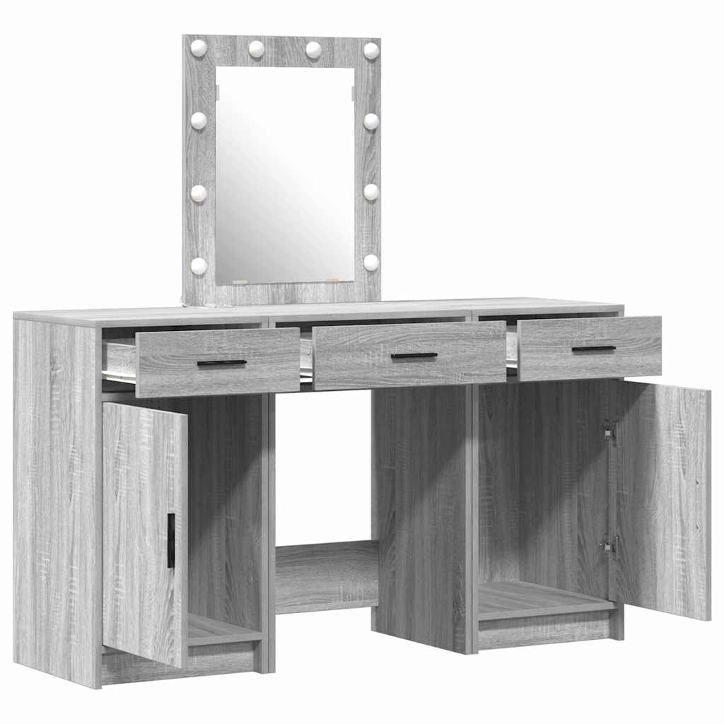 Plafondtafel met lade Grijs 50 x 41 x 135 cm Bewerkt hout is nu te koop bij PeponiXL, paradijselijk wonen!