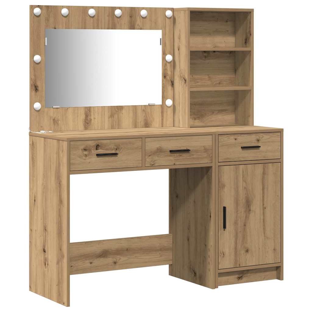 Plafondtafel met spiegellichten 2 pcs Bruin Bewerkt hout is nu te koop bij PeponiXL, paradijselijk wonen!