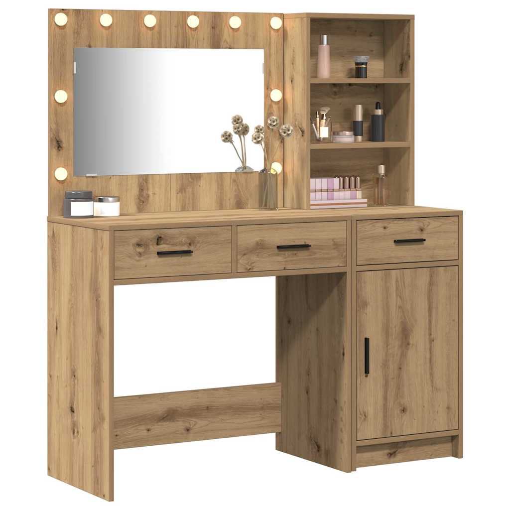 Plafondtafel met spiegellichten 2 pcs Bruin Bewerkt hout is nu te koop bij PeponiXL, paradijselijk wonen!
