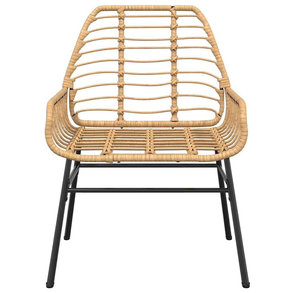3-delige Tuinset poly rattan glas bruin is nu te koop bij PeponiXL, paradijselijk wonen!