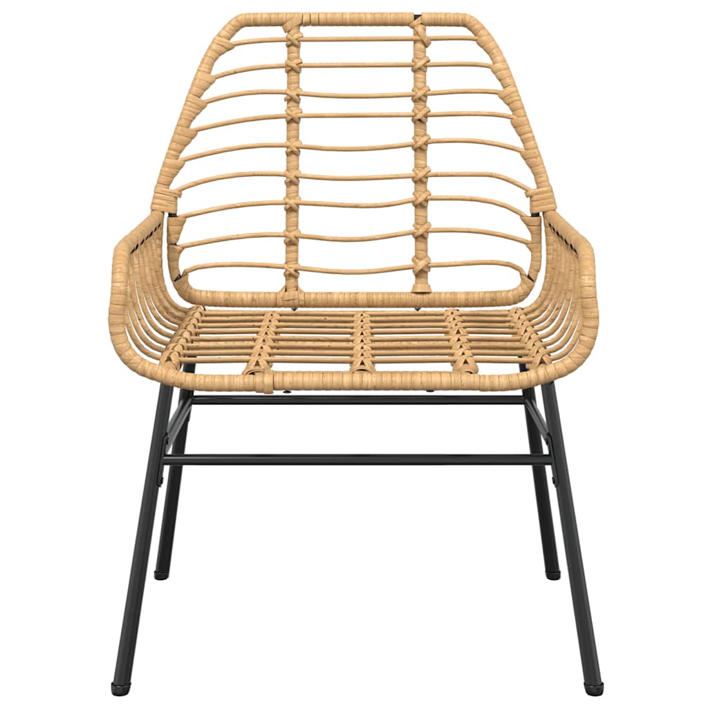 5-delige Tuinset poly rattan glas bruin is nu te koop bij PeponiXL, paradijselijk wonen!