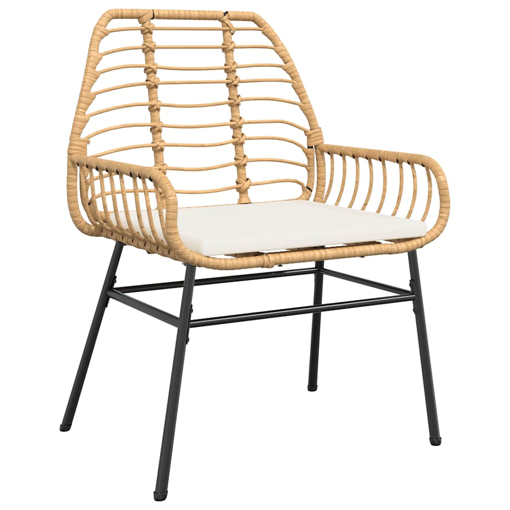 5-delige Tuinset met kussens poly rattan glas bruin is nu te koop bij PeponiXL, paradijselijk wonen!