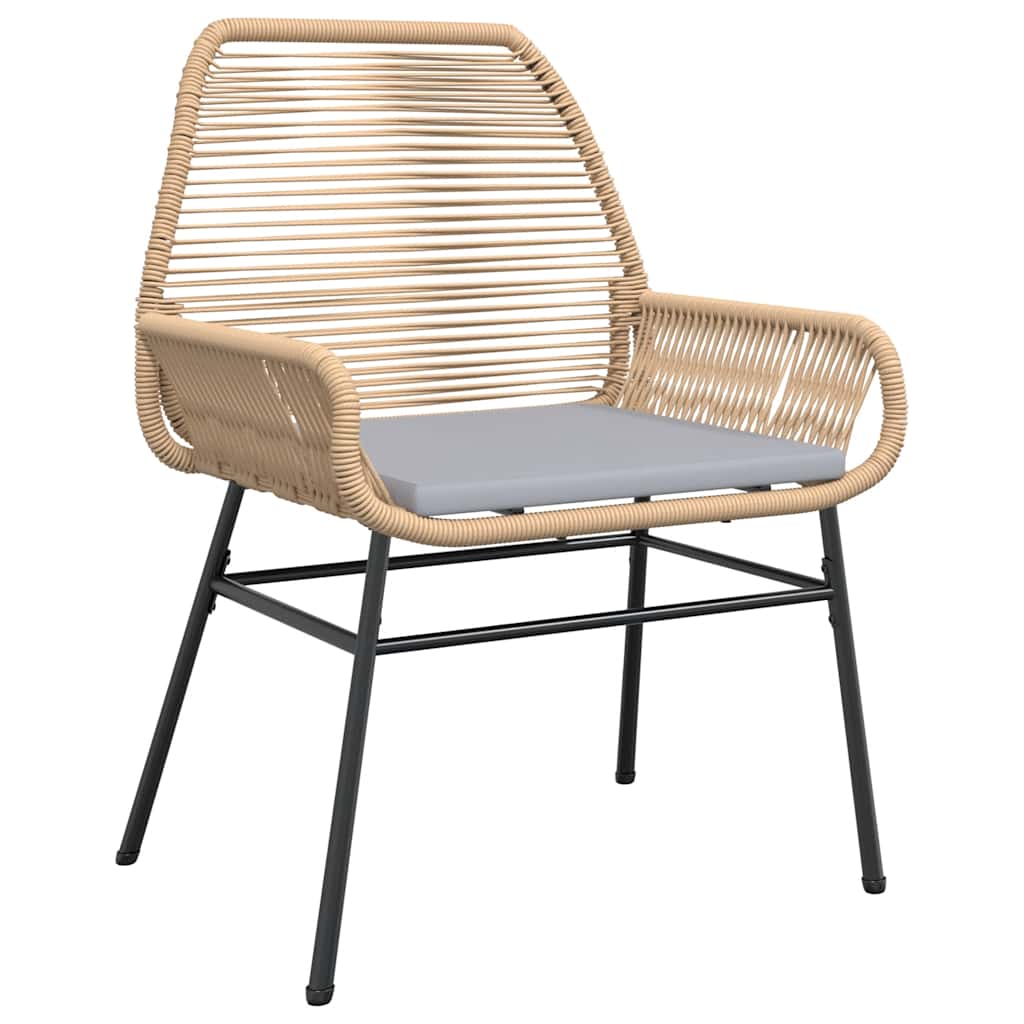 5-delige Tuinset met kussens poly rattan glas bruin is nu te koop bij PeponiXL, paradijselijk wonen!