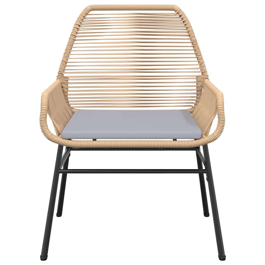 7-delige Tuinset met kussens poly rattan glas bruin is nu te koop bij PeponiXL, paradijselijk wonen!