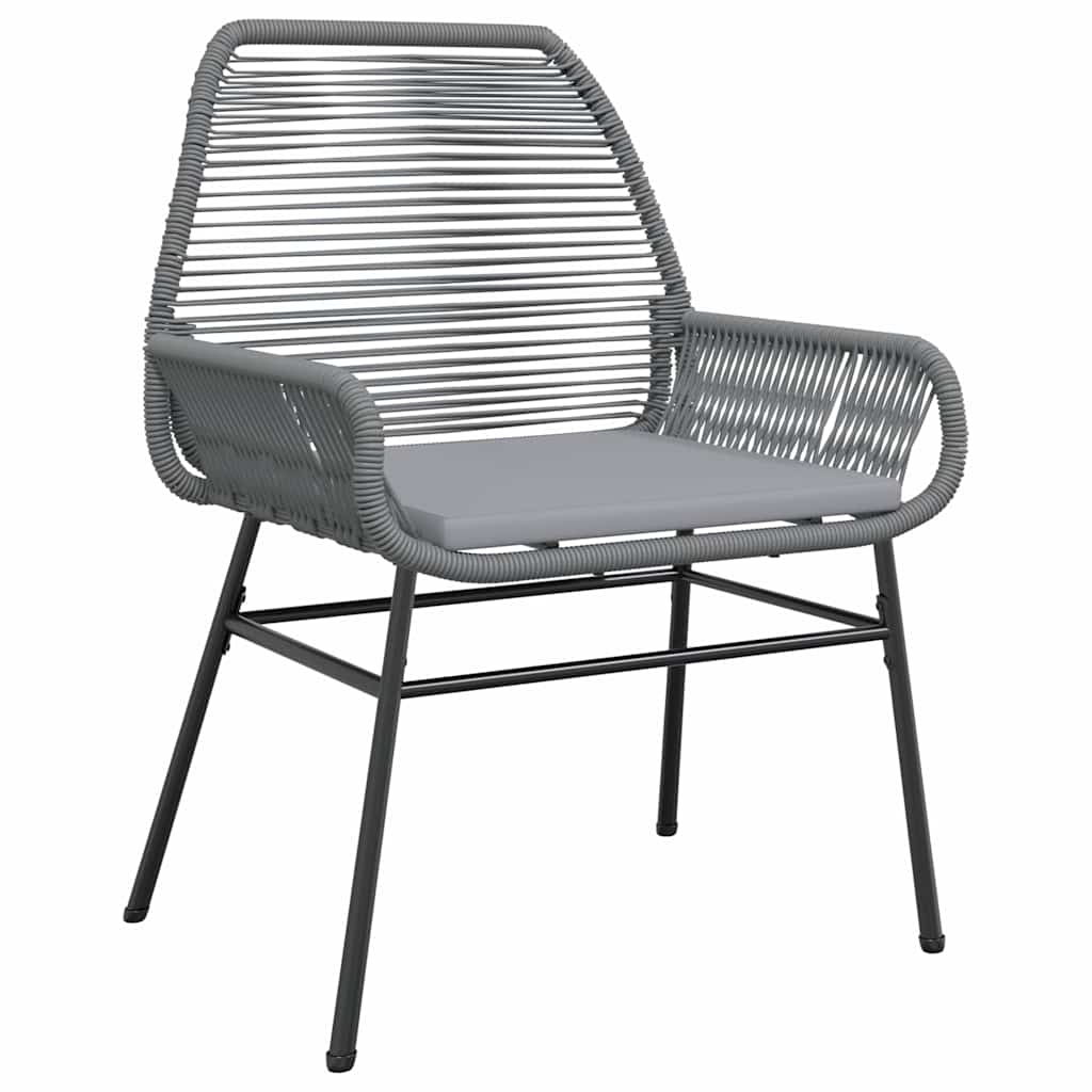 5-delige Tuinset met kussens poly rattan glas grijs is nu te koop bij PeponiXL, paradijselijk wonen!