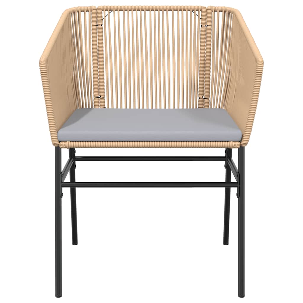 5-delige Tuinset met kussens poly rattan glas bruin is nu te koop bij PeponiXL, paradijselijk wonen!