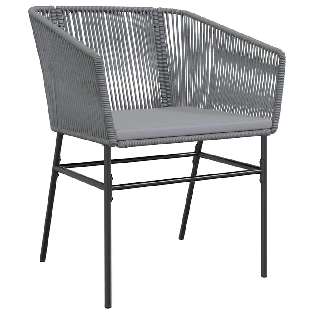 5-delige Tuinset met kussens poly rattan glas grijs is nu te koop bij PeponiXL, paradijselijk wonen!