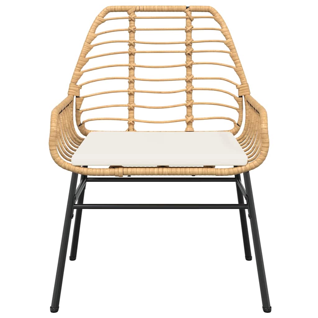 5-delige Tuinset met kussens poly rattan glas bruin is nu te koop bij PeponiXL, paradijselijk wonen!