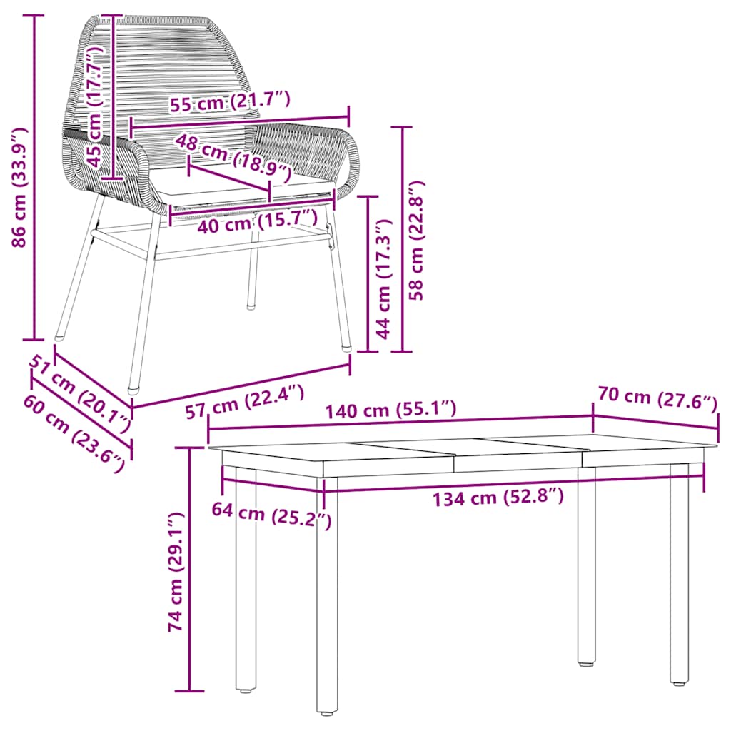 5-delige Tuinset met kussens poly rattan glas zwart is nu te koop bij PeponiXL, paradijselijk wonen!