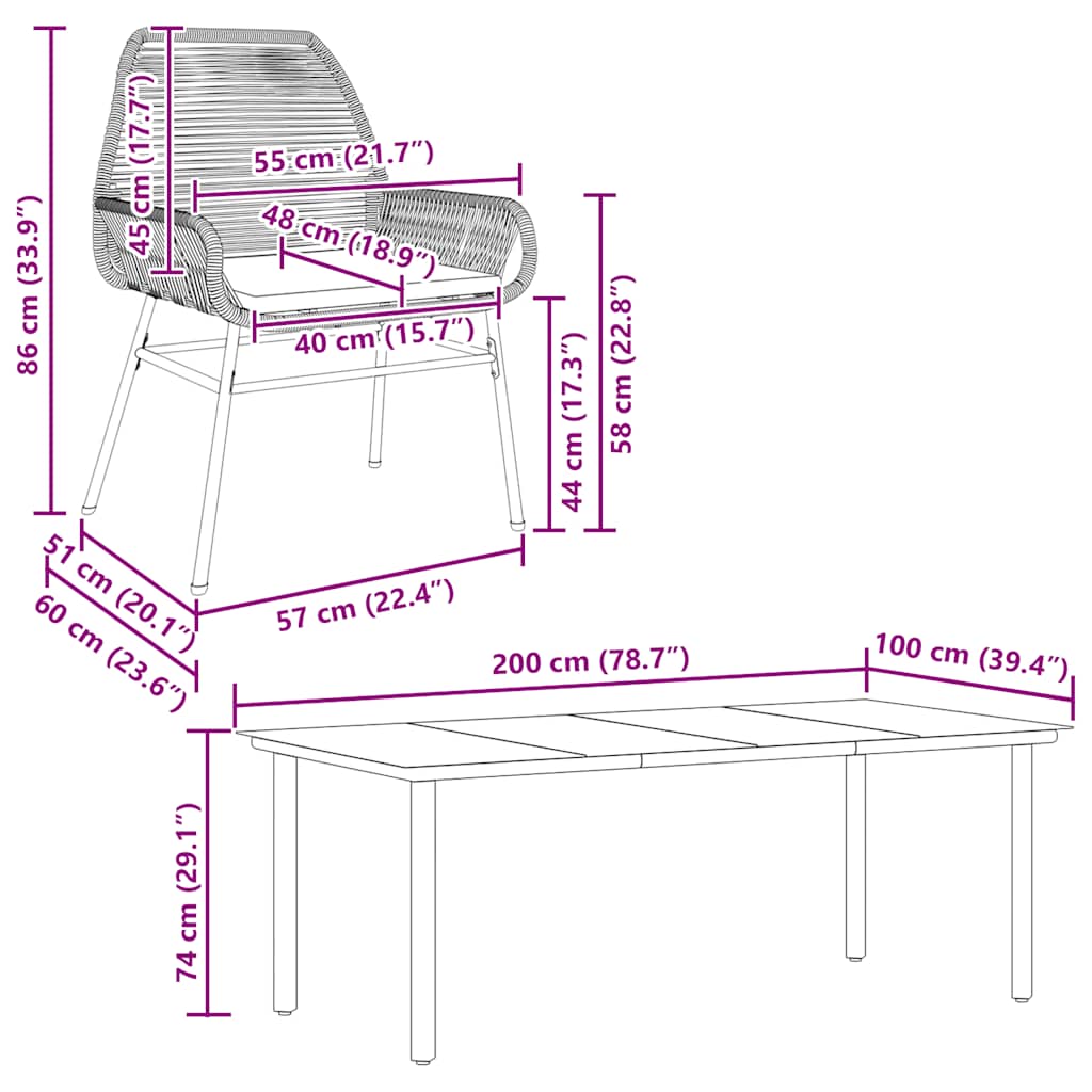 7-delige Tuinset met kussens poly rattan glas bruin is nu te koop bij PeponiXL, paradijselijk wonen!
