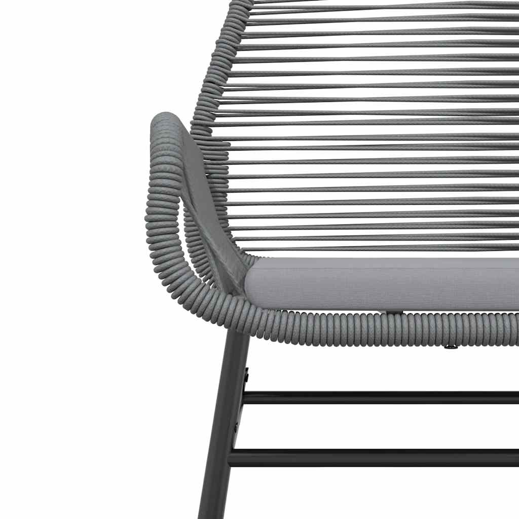 7-delige Tuinset met kussens poly rattan glas grijs is nu te koop bij PeponiXL, paradijselijk wonen!