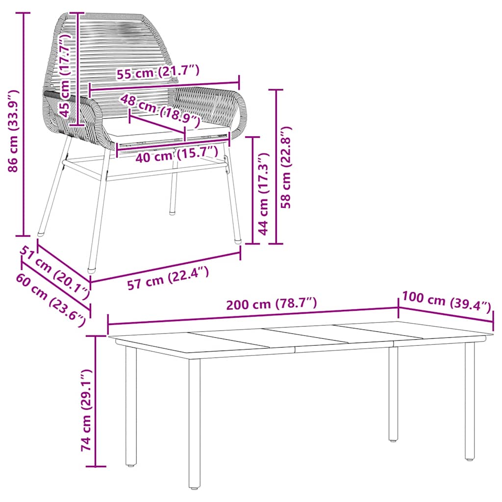 7-delige Tuinset met kussens poly rattan glas grijs is nu te koop bij PeponiXL, paradijselijk wonen!