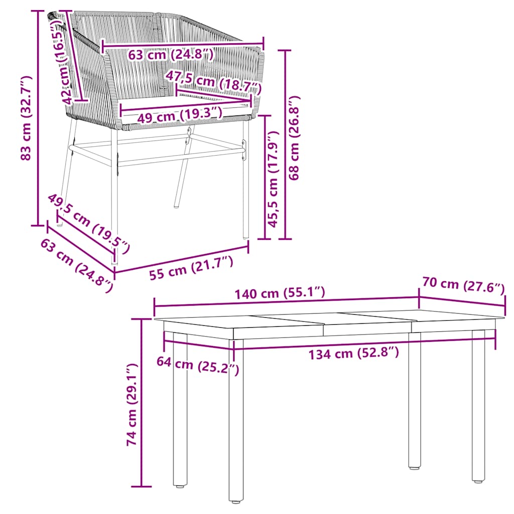 5-delige Tuinset met kussens poly rattan glas zwart is nu te koop bij PeponiXL, paradijselijk wonen!