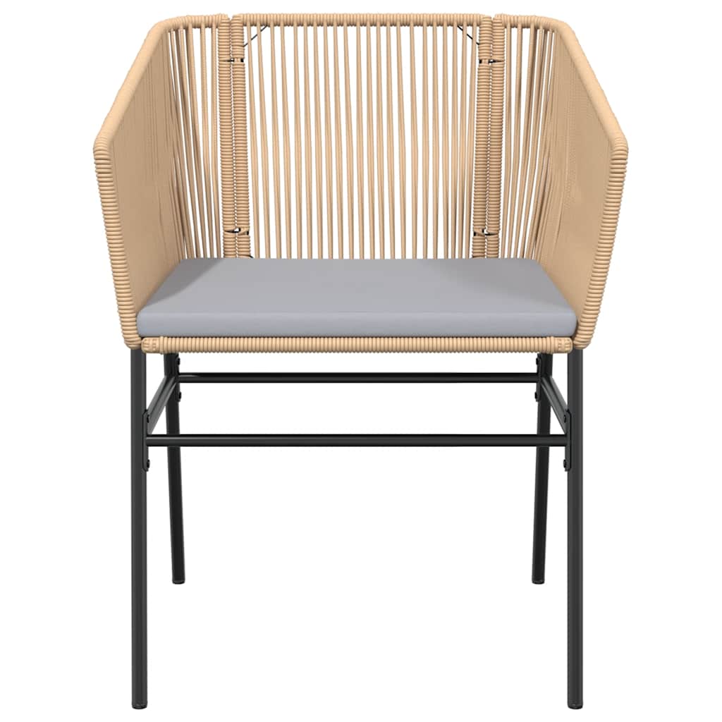 7-delige Tuinset met kussens poly rattan glas bruin is nu te koop bij PeponiXL, paradijselijk wonen!