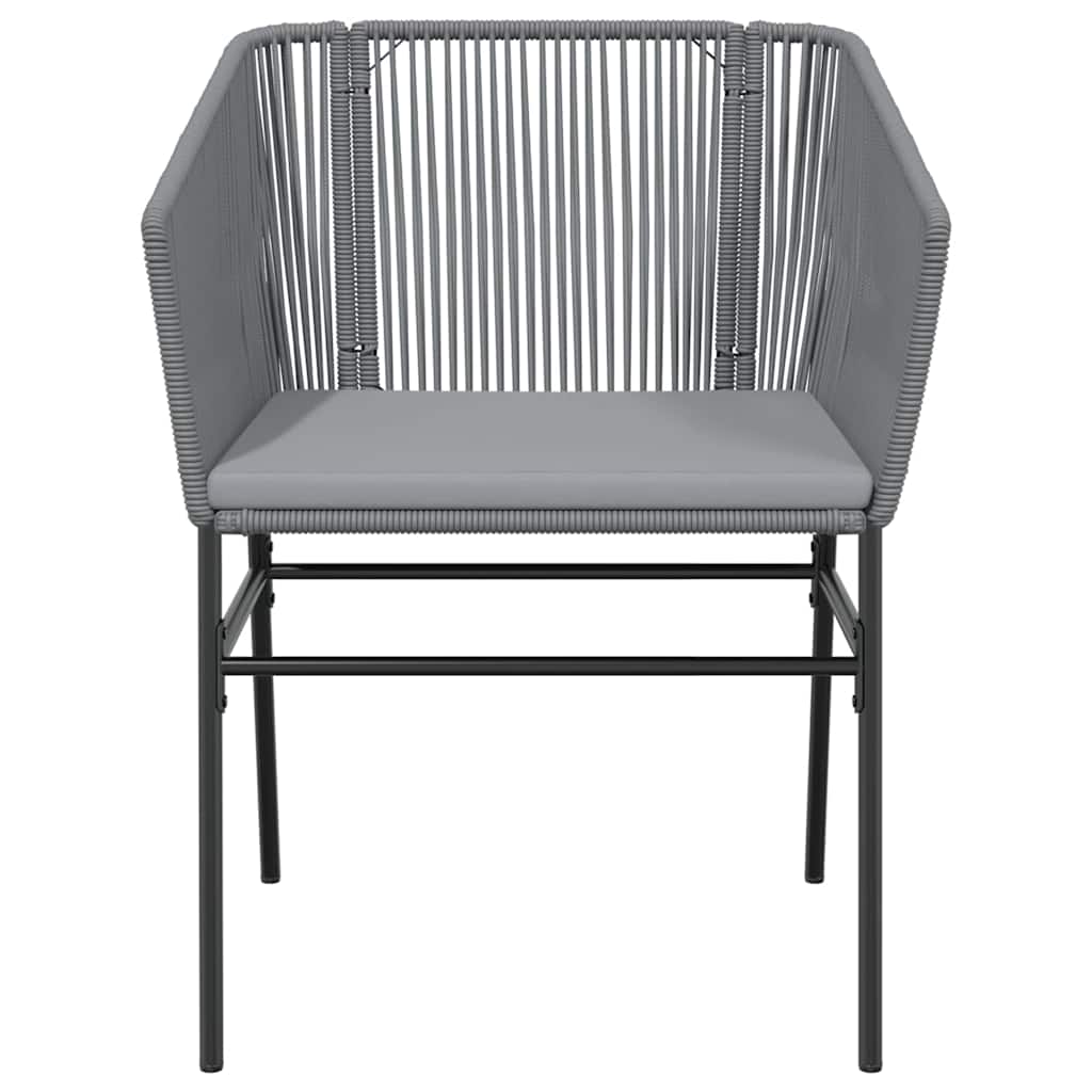 5-delige Tuinset met kussens poly rattan glas grijs is nu te koop bij PeponiXL, paradijselijk wonen!