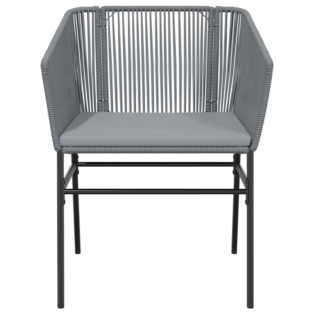 5-delige Tuinset met kussens poly rattan glas grijs is nu te koop bij PeponiXL, paradijselijk wonen!