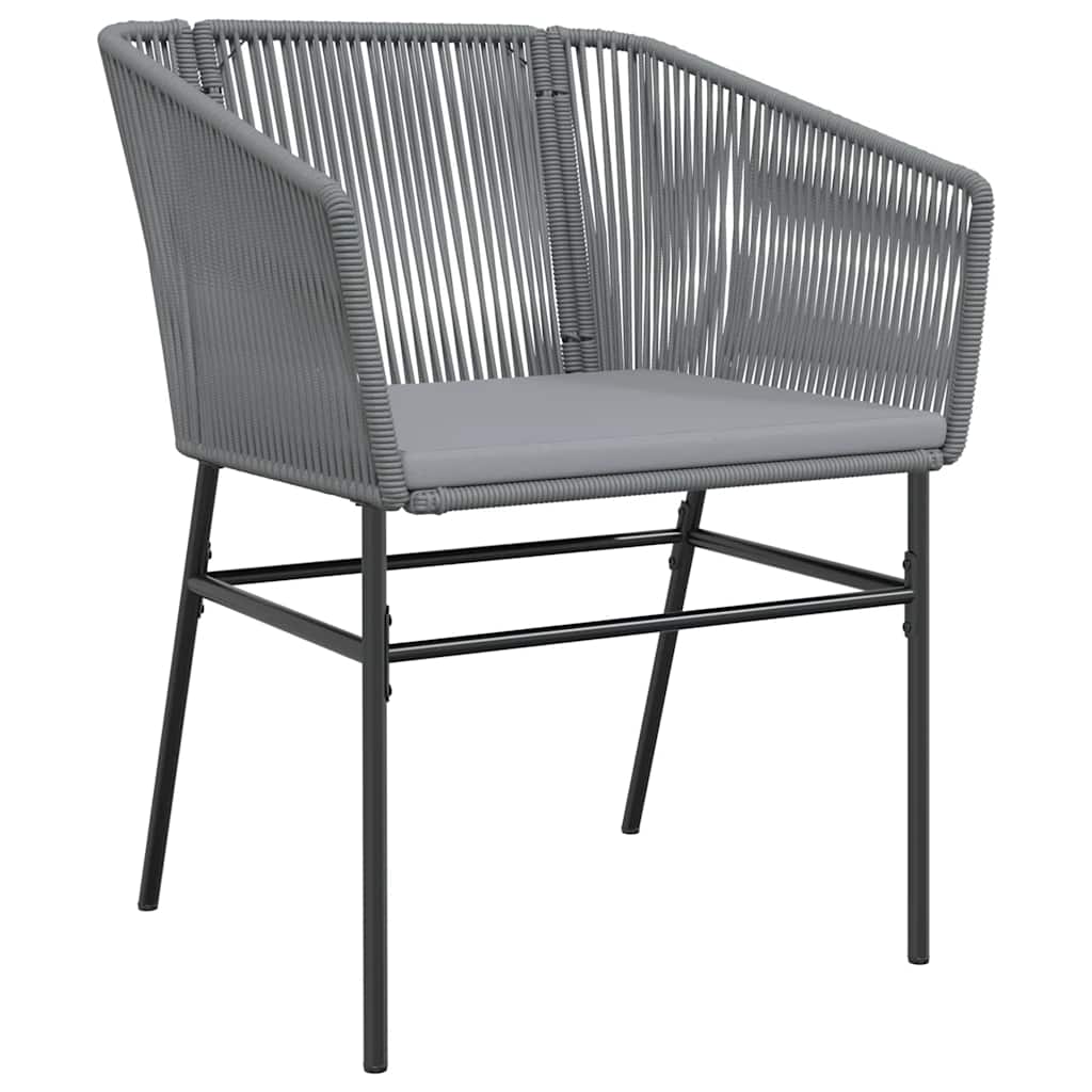 7-delige Tuinset met kussens poly rattan glas grijs is nu te koop bij PeponiXL, paradijselijk wonen!