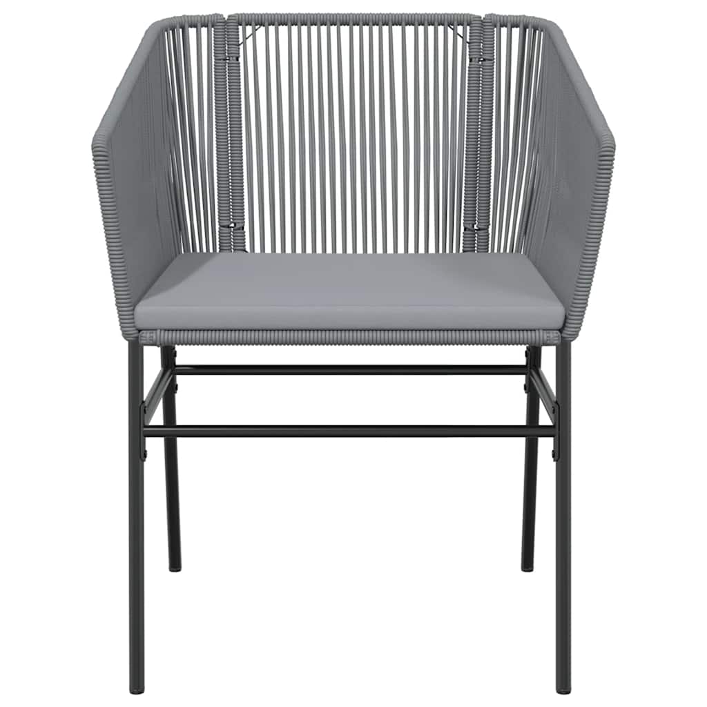 7-delige Tuinset met kussens poly rattan glas grijs is nu te koop bij PeponiXL, paradijselijk wonen!