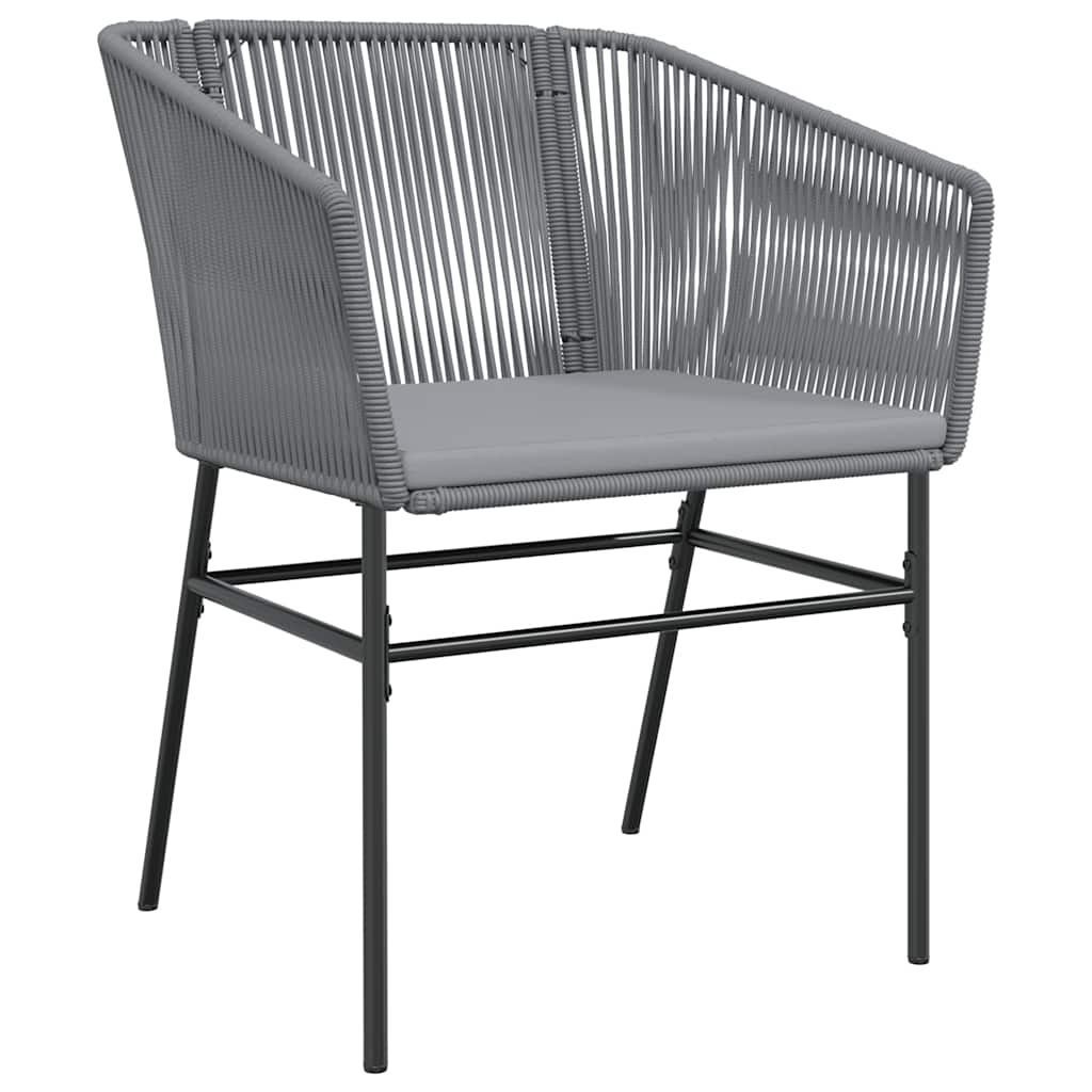7-delige Tuinset met kussens poly rattan glas grijs is nu te koop bij PeponiXL, paradijselijk wonen!