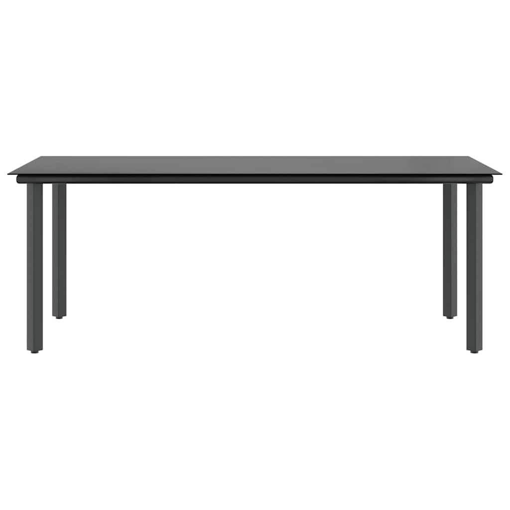 9-delige Tuinset met kussens poly rattan glas grijs is nu te koop bij PeponiXL, paradijselijk wonen!