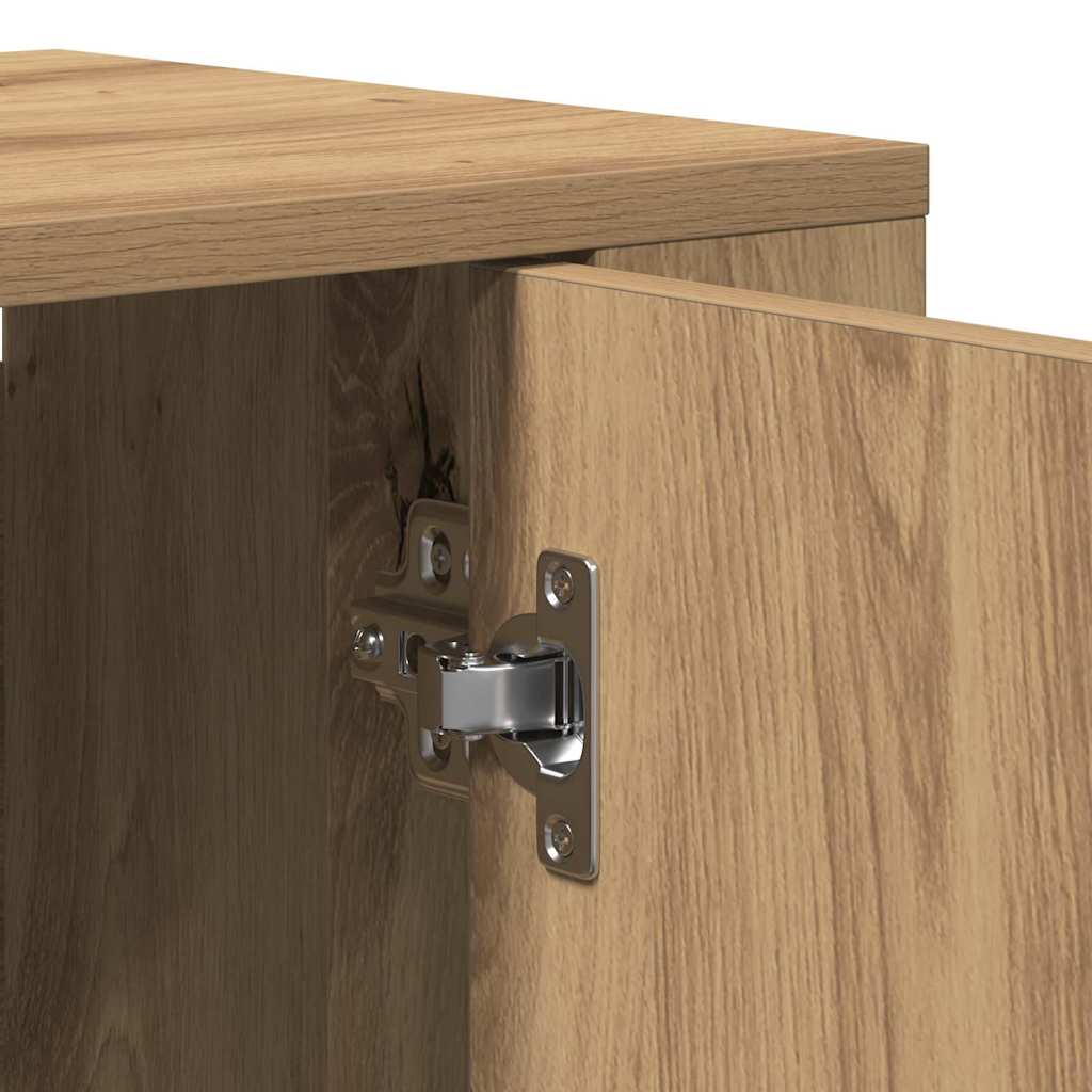 Hoge kast Artisan Eiken 80 x 33 x 150 cm Bewerkt hout is nu te koop bij PeponiXL, paradijselijk wonen!
