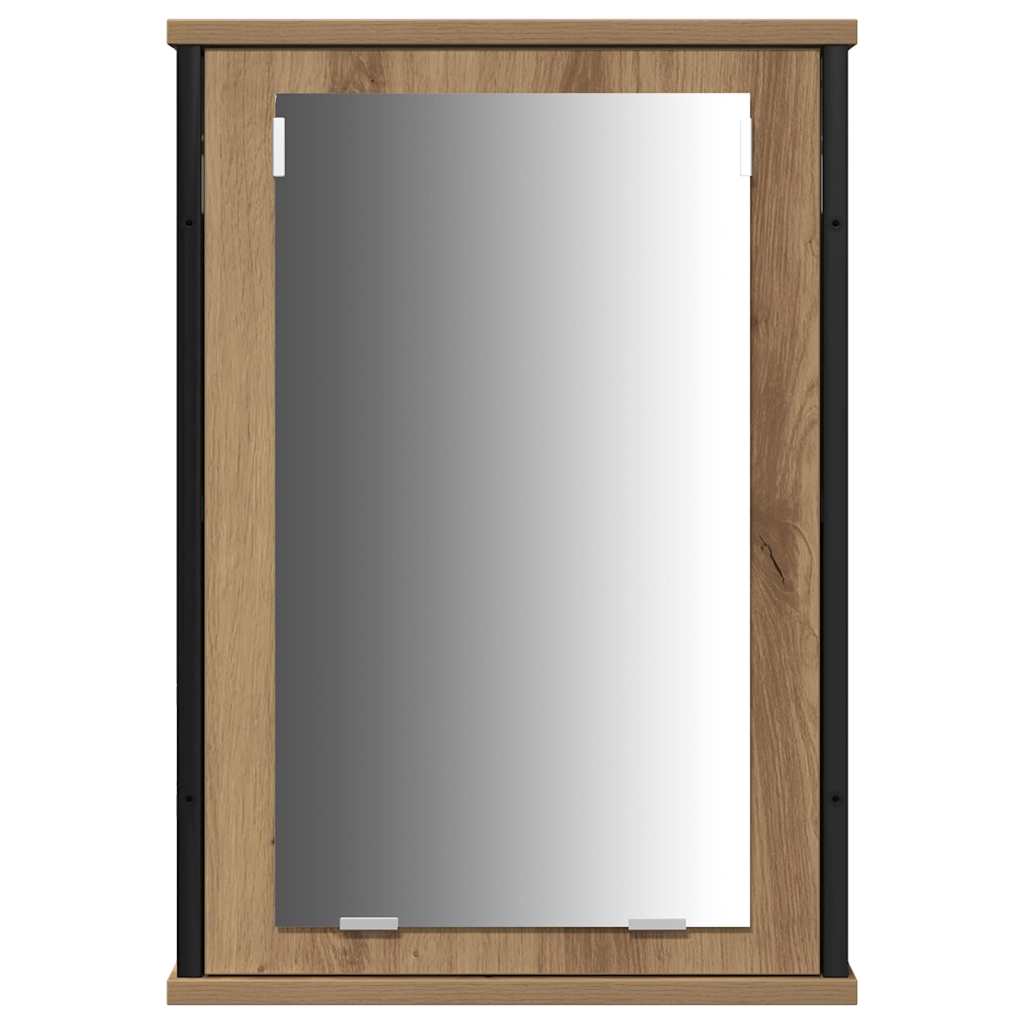 Badkamermeubelset met plank 3 pcs Artisan Eiken Bewerkt hout is nu te koop bij PeponiXL, paradijselijk wonen!