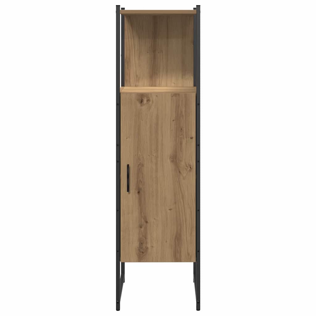Badkamermeubelset met plank met opslag 4 pcs Bruin Bewerkt hout is nu te koop bij PeponiXL, paradijselijk wonen!