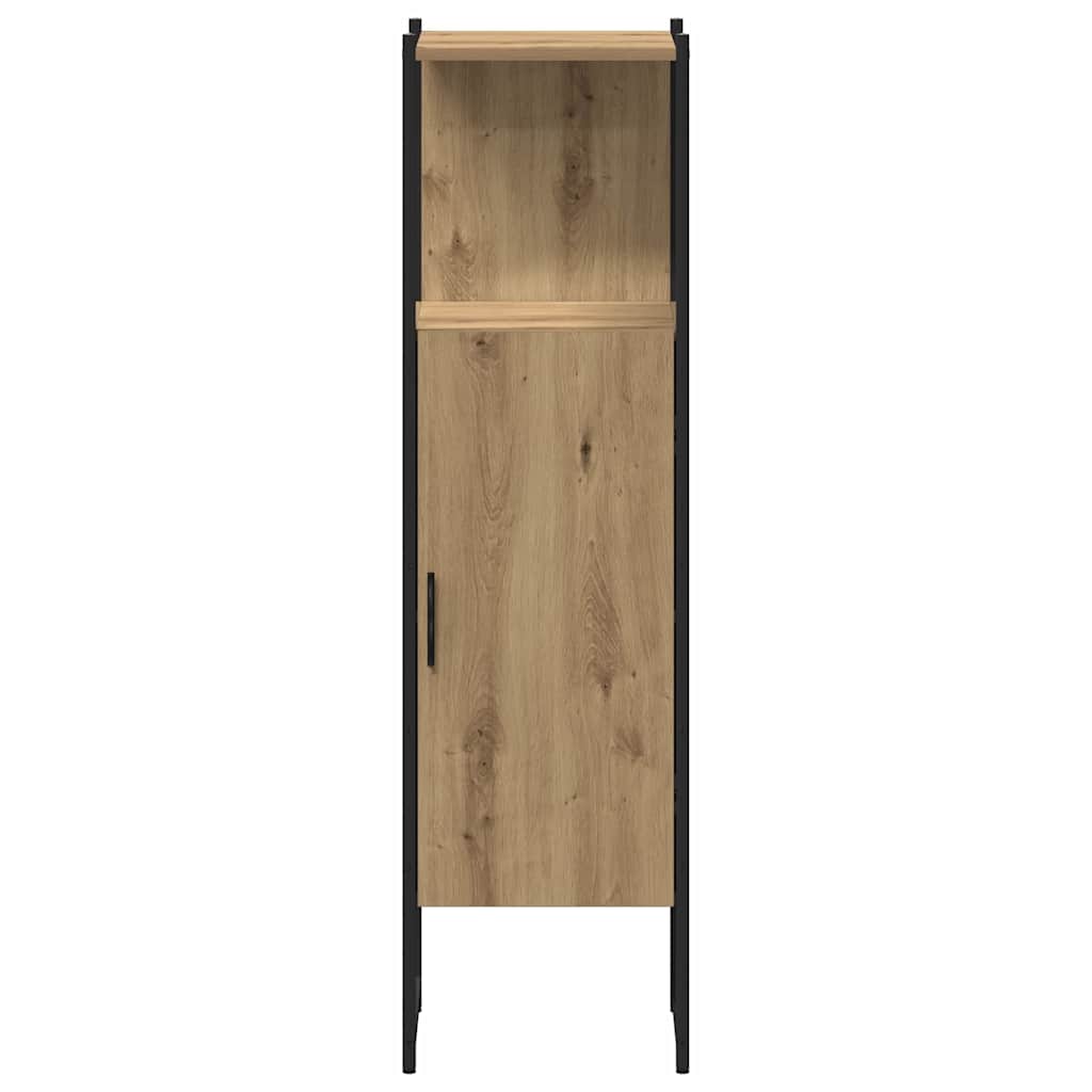 Badkamermeubelset met plank 4 pcs Artisan Eiken Bewerkt hout is nu te koop bij PeponiXL, paradijselijk wonen!