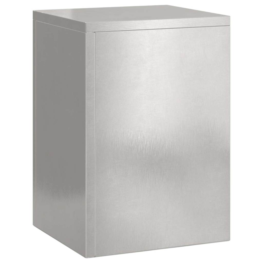 Plantenstandaard 2 pcs Zilver 24 x 24 x 35 cm Roestvrij staal is nu te koop bij PeponiXL, paradijselijk wonen!