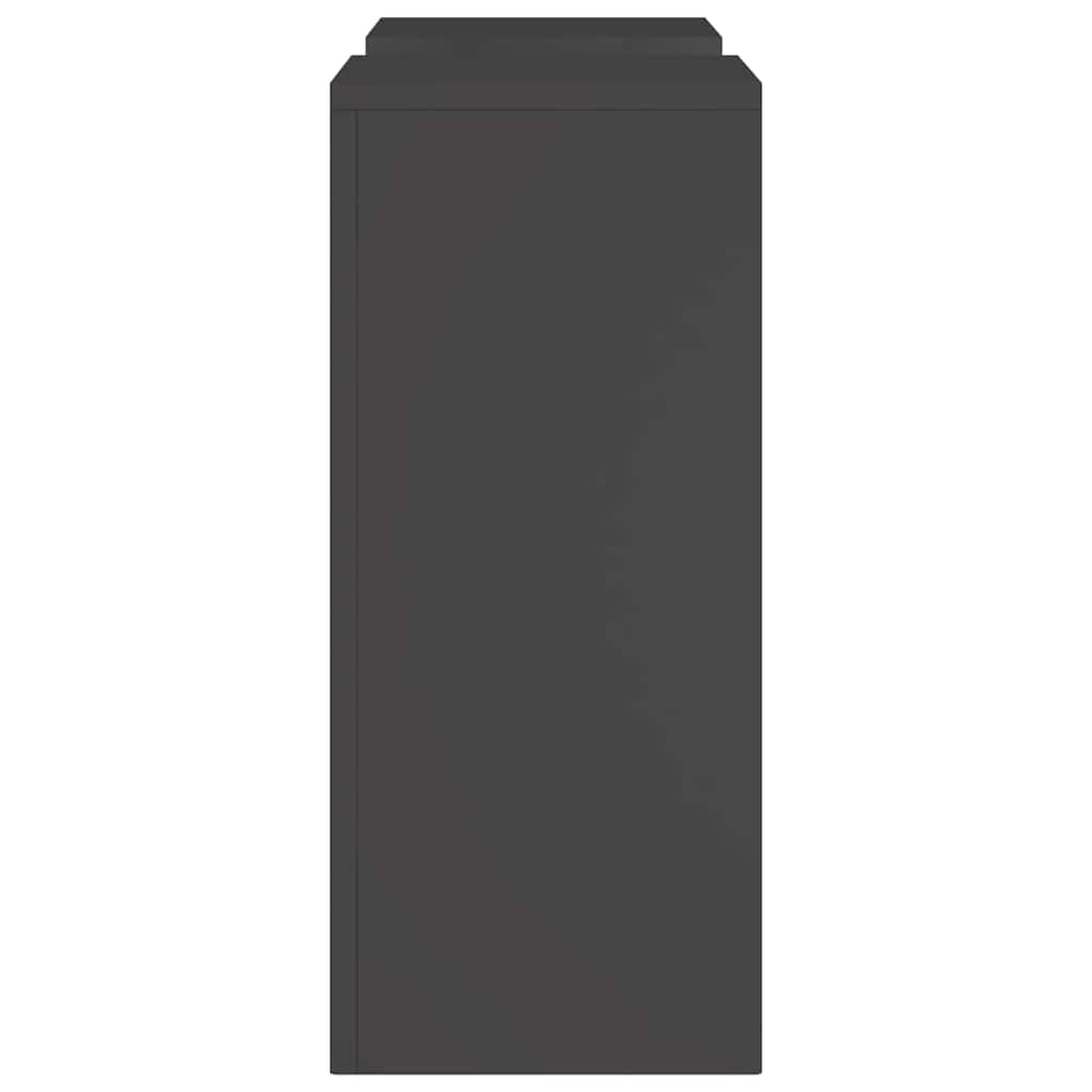 Plantenstandaard 2 pcs Zwart 24 x 24 x 55 cm Staal is nu te koop bij PeponiXL, paradijselijk wonen!