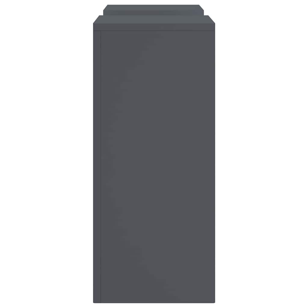 Plantenstandaard 2 pcs Antraciet 24 x 24 x 55 cm Staal is nu te koop bij PeponiXL, paradijselijk wonen!