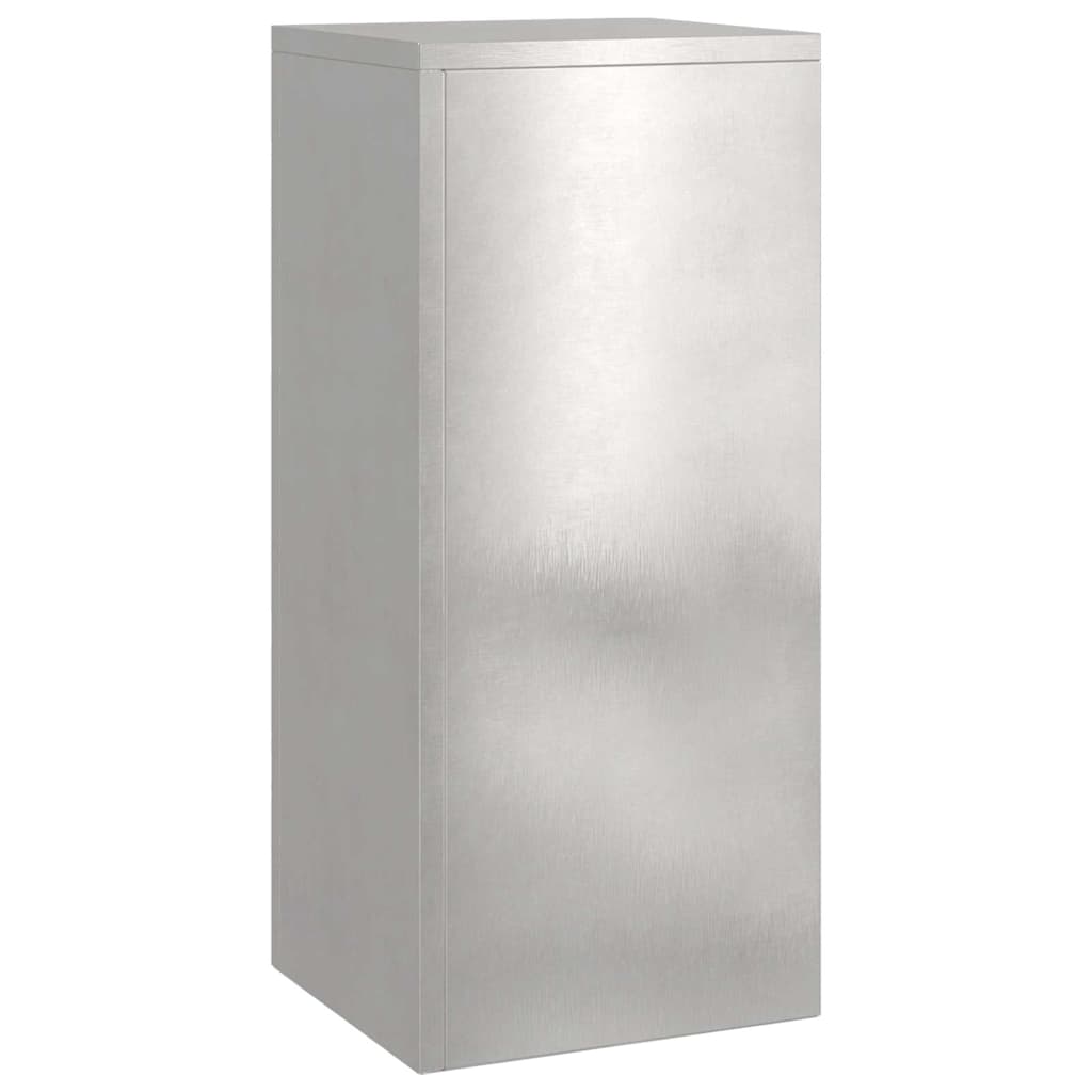 Plantenstandaard 2 pcs Zilver 24 x 24 x 55 cm Roestvrij staal is nu te koop bij PeponiXL, paradijselijk wonen!