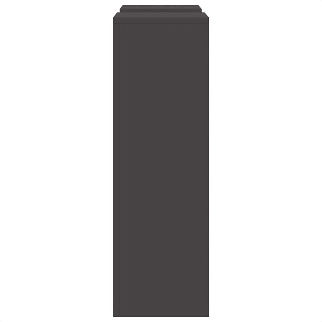 Plantenstandaard 2 pcs Zwart 24 x 24 x 75 cm Staal is nu te koop bij PeponiXL, paradijselijk wonen!