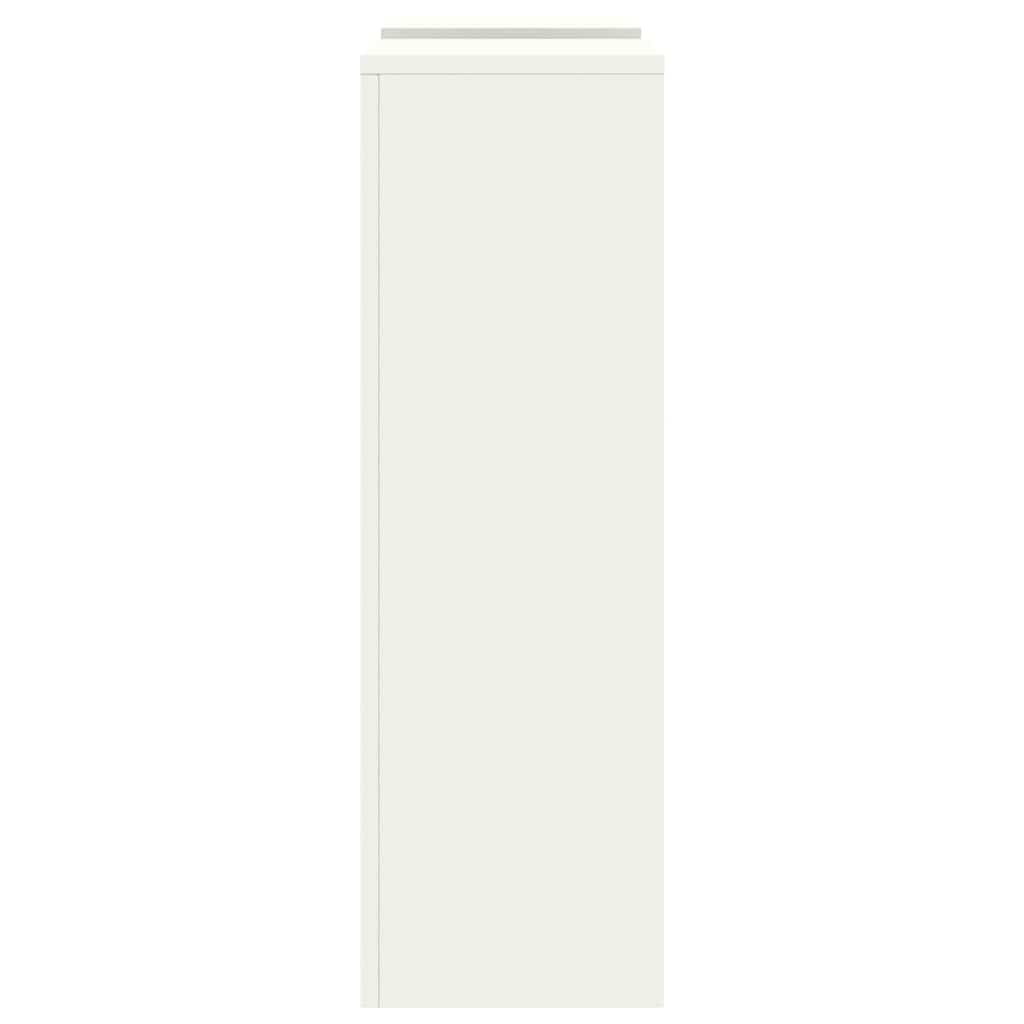 Plantenstandaard 2 pcs Wit 24 x 24 x 75 cm Staal is nu te koop bij PeponiXL, paradijselijk wonen!