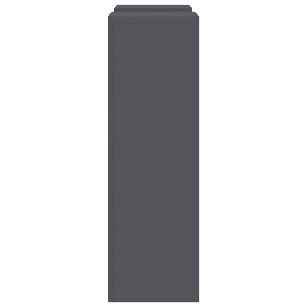 Plantenstandaard 2 pcs Antraciet 24 x 24 x 75 cm Staal is nu te koop bij PeponiXL, paradijselijk wonen!