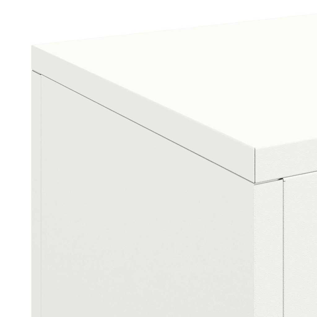 Plantenstandaard 3 pcs Wit Staal is nu te koop bij PeponiXL, paradijselijk wonen!