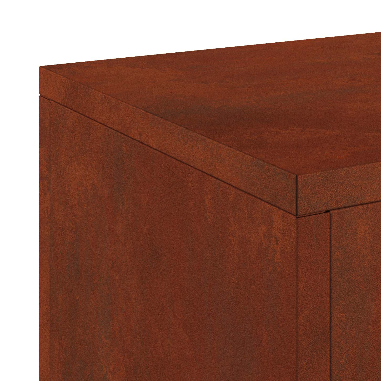 Plantenstandaard 3 pcs Roestig Cortenstaal is nu te koop bij PeponiXL, paradijselijk wonen!