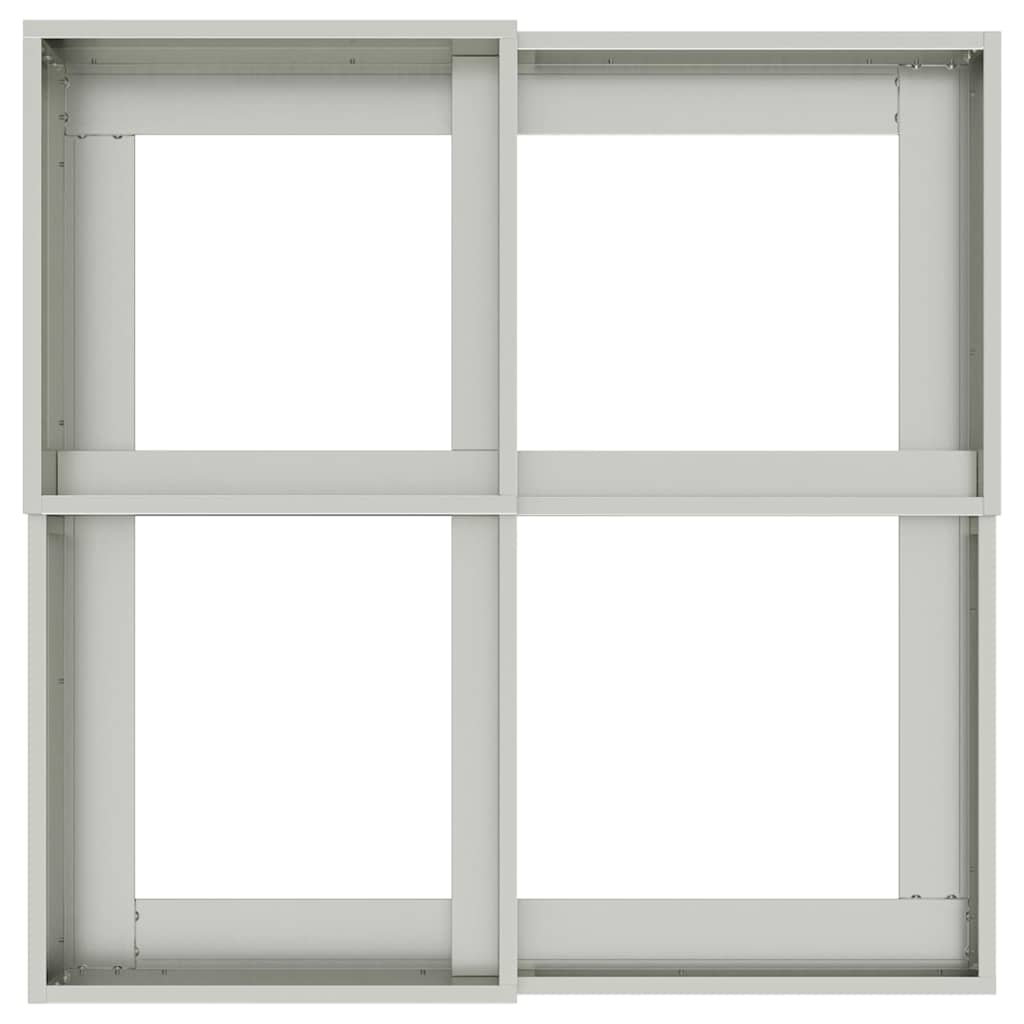 Tuin Bloempot Zilver 80 x 80 x 60 cm Gegalvaniseerd staal is nu te koop bij PeponiXL, paradijselijk wonen!