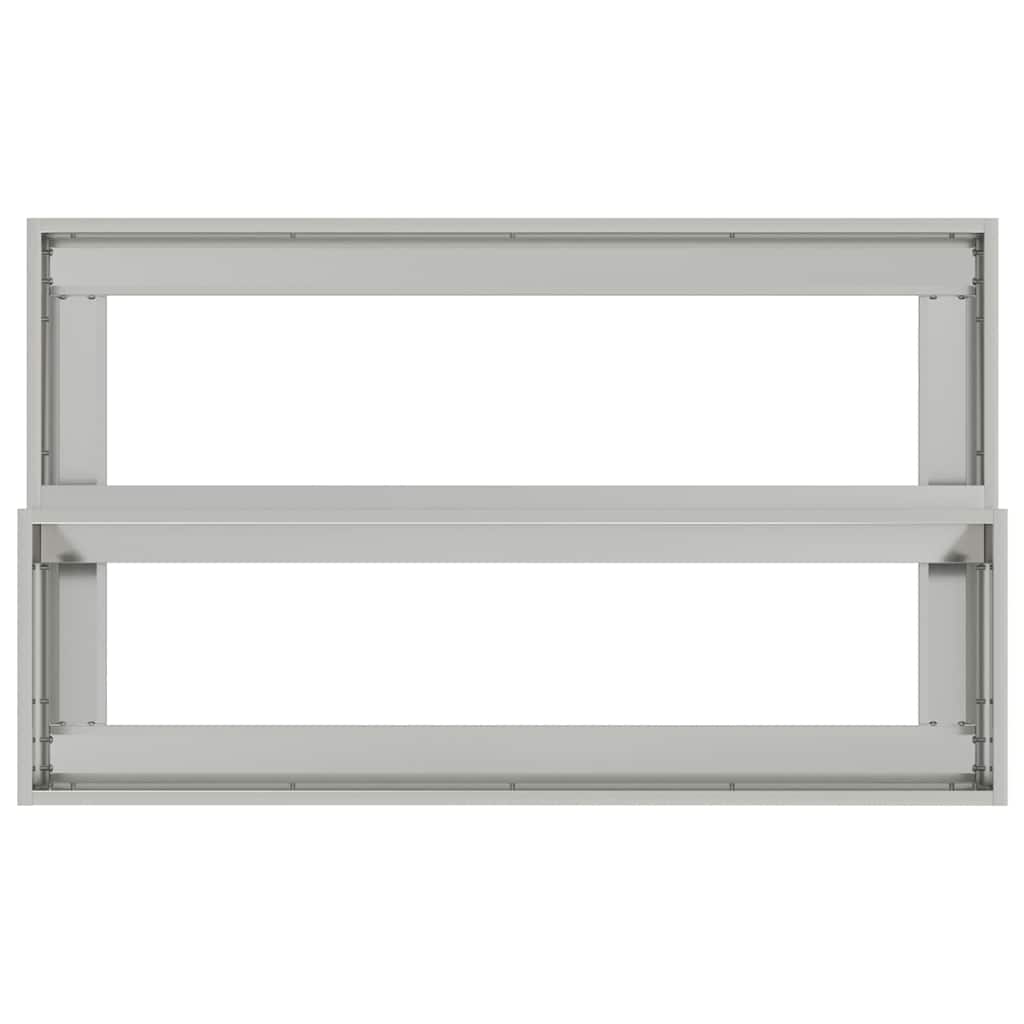 Tuin Bloempot Zilver 100 x 60 x 45 cm Gegalvaniseerd staal is nu te koop bij PeponiXL, paradijselijk wonen!